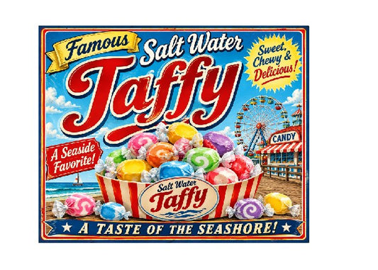 MS704 Vintage Style Metal Sign Taffy