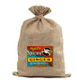 BUR88 Burlap Bag Vintage Style Bag Ginger Spices