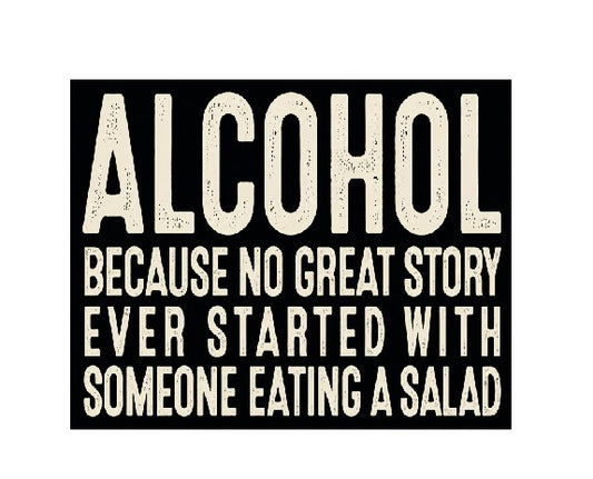 MS237 Vintage Style Metal Sign Funny Drinking Sign