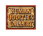 MS837 Vintage Style Metal Sign Human Oddities