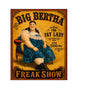 MS841 Vintage Style Metal Sign The Fat Lady