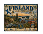 MS709 Vintage Style Metal Sign Finland