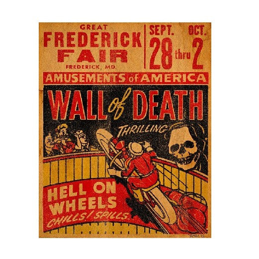 MS317 Vintage Style Metal Sign Amusement Park