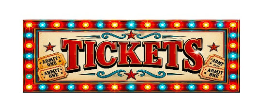 SS03 Metal Sign Tickets