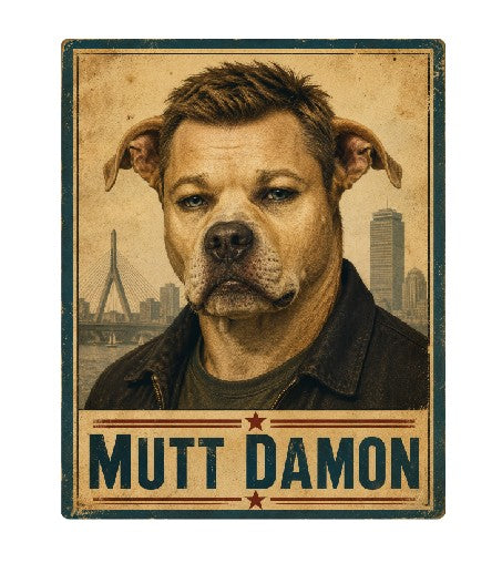 MS526 Vintage Style Metal Sign Funny Dog Sign