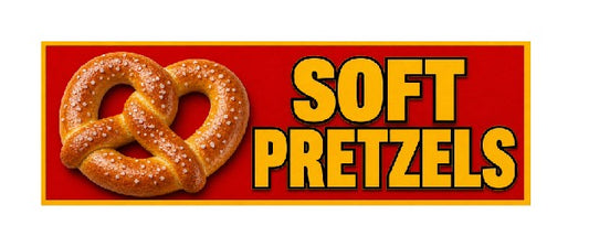 SS21 Metal Sign Soft Pretzels