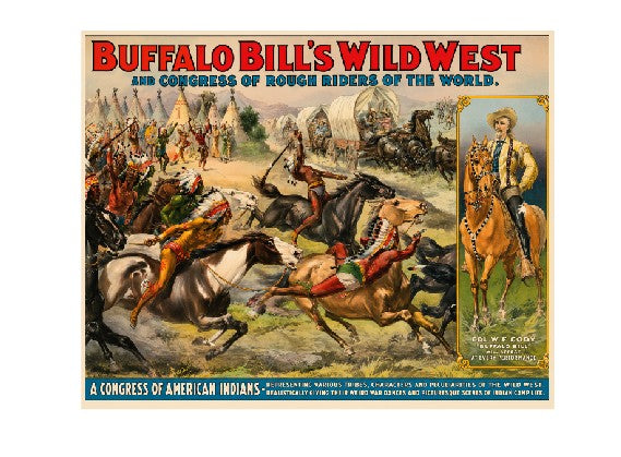 MS168 Crate Label Vintage Style Sign Metal Wall Deco Buffalo Bill