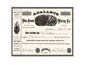 MS327 Vintage Style Metal Sign Mining Company Stocks Adalante