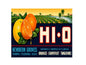 MS820 Vintage Style Metal Sign Citrus Fruit