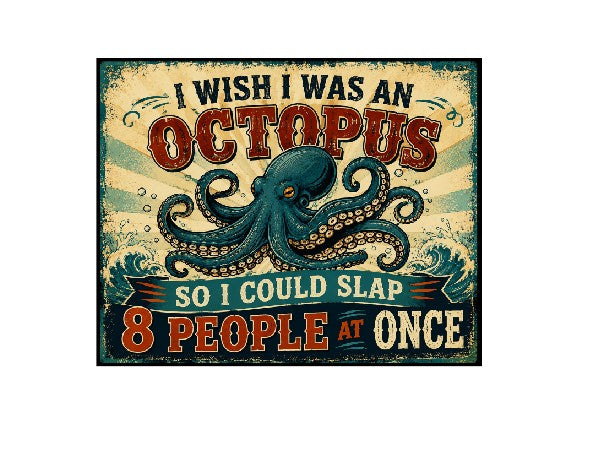 MS811 Vintage Style Metal Sign Funny Sign