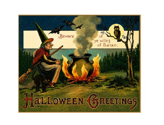 MS776 Vintage Style Metal Sign Halloween