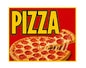 MS763 Vintage Style Metal Sign Pizza