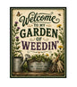 MS418 Vintage Style Metal Sign My Garden