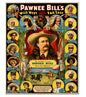 MS190 Vintage Style Sign Metal Wall Deco Pawnee Bill