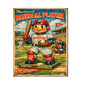 MS209  Vintage Style Tin Toy Metal Sign Baseball Player
