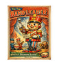 MS196 Vintage Style Tin Toy Metal Sign Band Leader