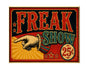 MS449 Vintage Style Metal Sign Freak Show