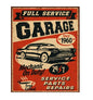 MS227 Vintage Style Metal Sign Garage