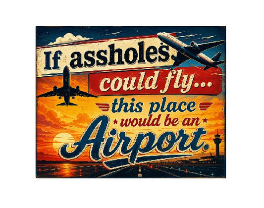 MS795 Vintage Style Metal Sign Funny Sign