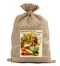 BUR93   Burlap Bag Vintage Style Bag Garden Seeds Vegetables