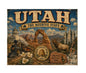 MS653 Vintage Style Metal Sign Utah