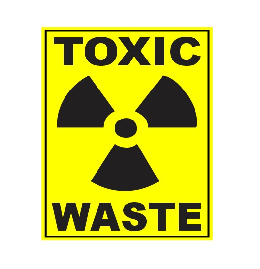 Vintage Style Metal Sign Toxic Waste MS927