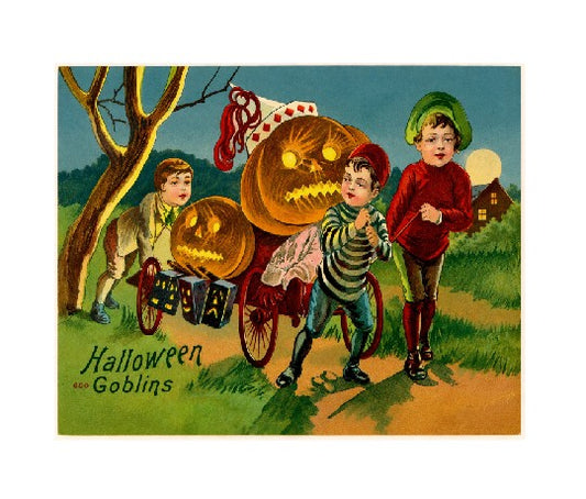 MS770 Vintage Style Metal Sign Halloween