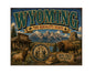 MS662 Vintage Style Metal Sign Wyoming