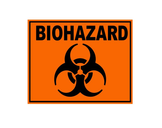 Vintage Style Metal Sign Biohazard MS928