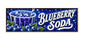 SS16 Metal Sign Blueberry Soda
