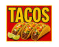 MS750 Vintage Style Metal Sign Tacos