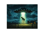 MS621 Wall Art Metal Sign UFO