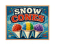 MS469 Vintage Style Metal Sign Snow Cones