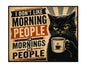 MS575 Vintage Style Metal Sign Funny Cat Sign
