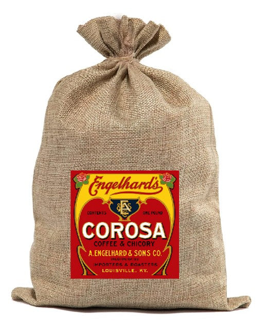 BUR52 Burlap Bag Vintage Style Bag Coffee Corosa BUR52