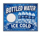 MS473 Vintage Style Metal Sign Bottled Water
