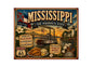 MS623 Vintage Style Metal Sign Mississippi