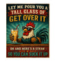 MS429 Vintage Style Metal Sign Funny Sign