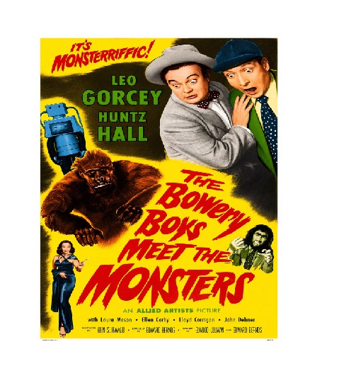 Vintage Style Metal Sign Horror Film The Bowery Boys MS891