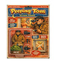 MS371 Retro Style Funny Metal Sign The Peeping Tom