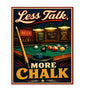 MS455 Vintage Style Metal Sign Pool Game
