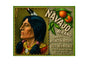 MS149  Crate Label Vintage Style Sign Metal Wall Deco Oranges Navajo
