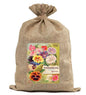 BUR105 Burlap Bag Vintage Style Bag Garden Seeds Flowers