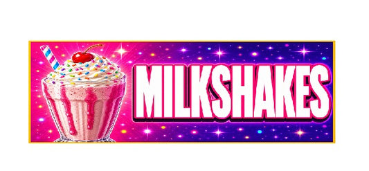 SS24 Metal Sign Milkshakes
