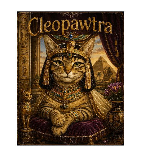 MS566 Vintage Style Metal Sign Funny Cat Sign