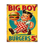 MS305 Vintage Style Metal Sign Big Boy Burgers