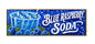SS22 Metal Sign Blue Raspberry Soda