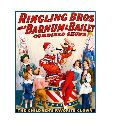 MS319 Vintage Style Metal Sign Ringling Bros