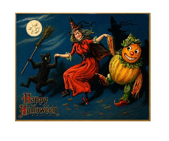 MS780 Vintage Style Metal Sign Halloween