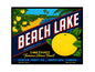 MS100  Crate Label Vintage Style Sign Metal Wall Deco Citrus Fruit Beach Lake